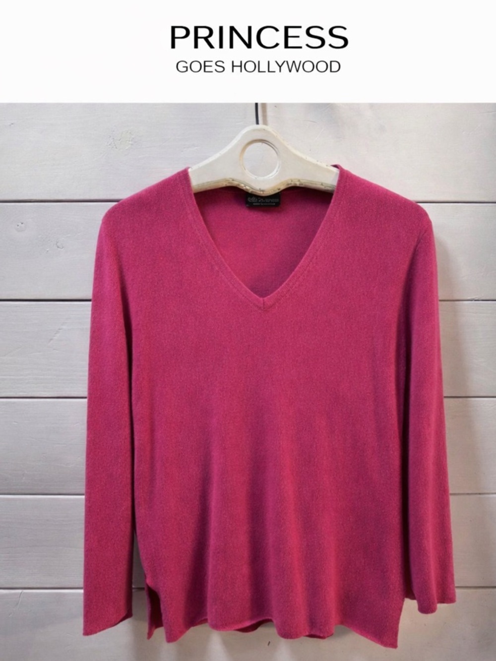 PRINCESS GOES HOLLYWOOD – 100% Cashmere Sweater (Size 38)